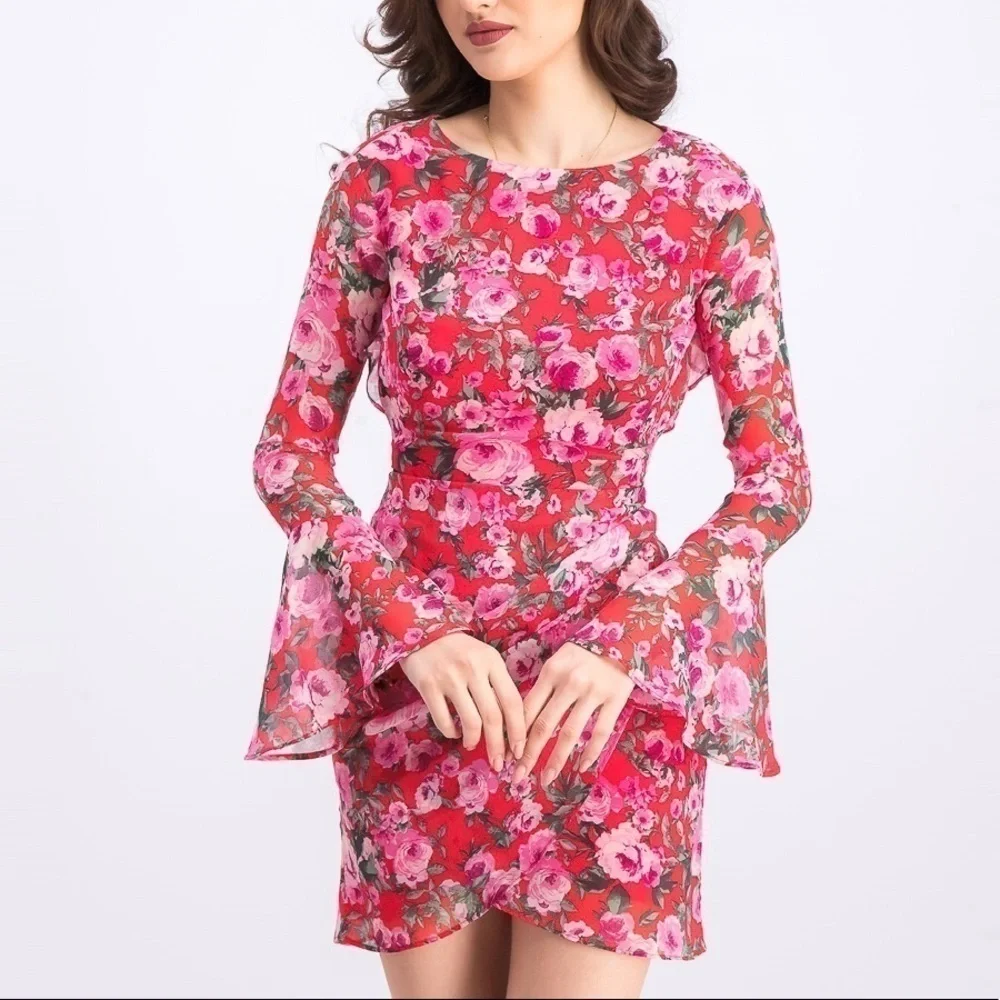 b darlin pink floral dress B Darlin | Dresses | B Darlin Pink Floral Smocked Waist Mini Dress